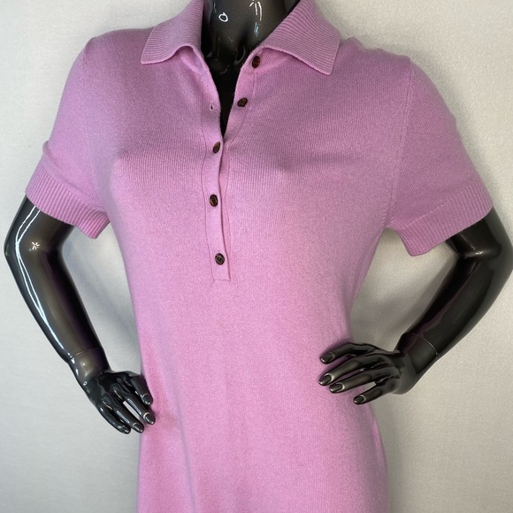 DIANE VON FURSTENBERG LILAC CASHMERE SWEATER DRESS - Picture 2 of 8